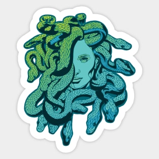 Greek Goddess Medusa Sticker Medusa Snakes Stickers Greek Mythology Decals  Gothic Stickers Ancient Greece Gift Mythology Gifts 