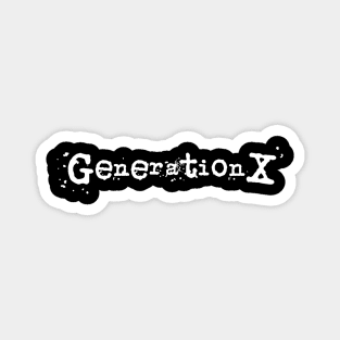 Generation X (plain) Magnet