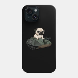 Pug Tank Brigade: Unleashing Cuteness and Power Phone Case