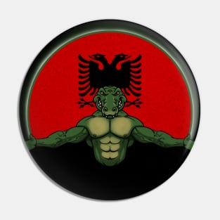 Gator Albania Pin