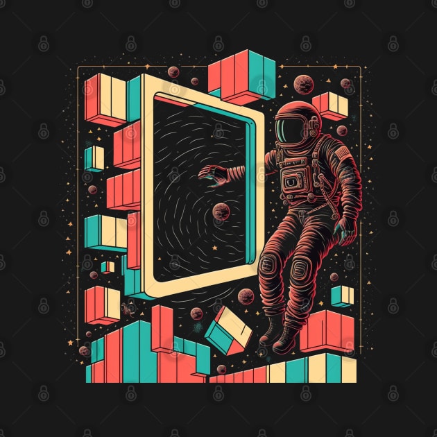 Geometric Astronaut No. 2 by coyote