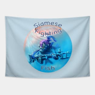 Siamese Fighting Fish 2 Tapestry