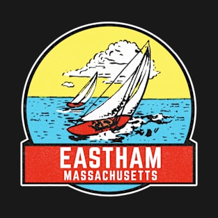 Vintage Eastham Massachusetts Travel Decal T-Shirt