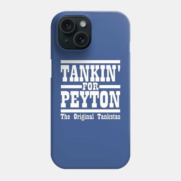 Vintage Colts Tanking for Peyton Manning Phone Case by Retro Sports