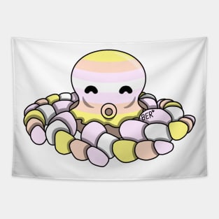 Pangender Pride Fidget Octopus Tapestry