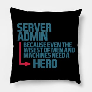 server admin, hero Pillow