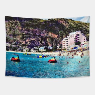 Philipsburg Sint Maarten Beach Tapestry