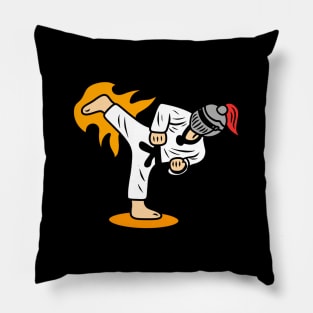 Cute Taekwondo Knight Pillow