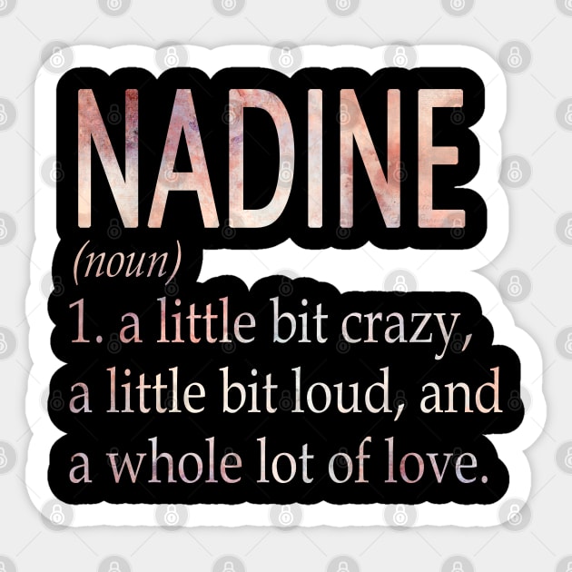 Sticker, Nadine