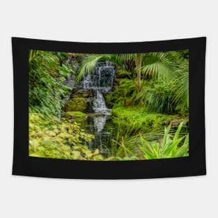 Tropical waterfall Tapestry