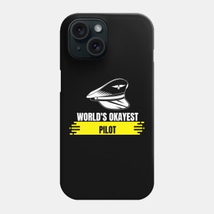 World's Okayest Pilot Phone Case