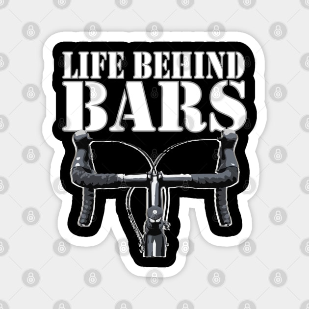 Life Behind Bars Cycling Magnet by inkstyl