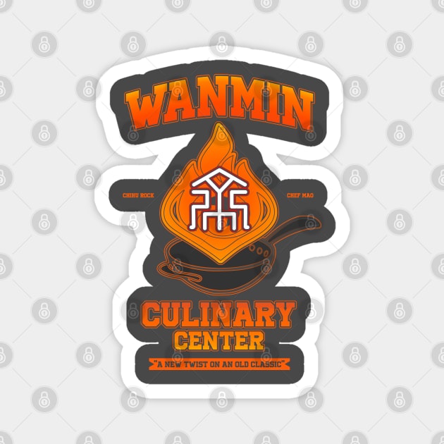 Genshin Impact Wanmin Culinary Center Magnet by HoyoStan