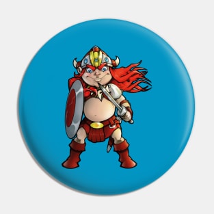 Young barbarian Pin