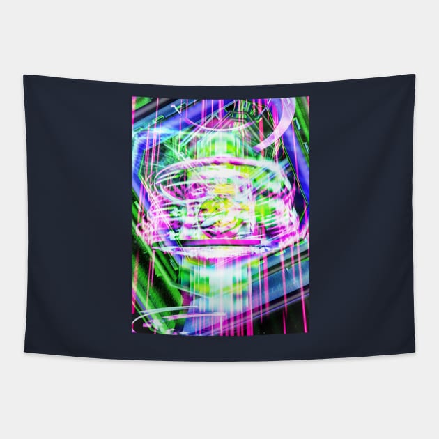 Portal to the 5th dimension Tapestry by indusdreaming