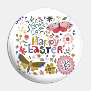 Happy Easter Pin