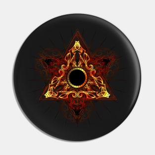 Fire symbol ( Fiery sign ) Pin