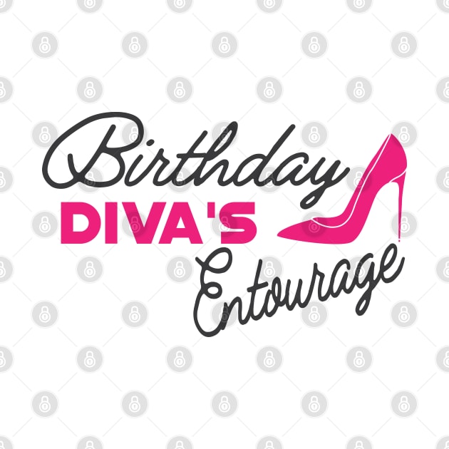 Birthday Diva's Entourage by KC Happy Shop