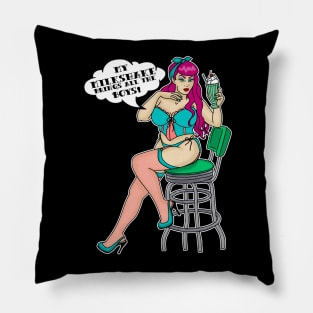 Thick Pinup Milkshake Pillow