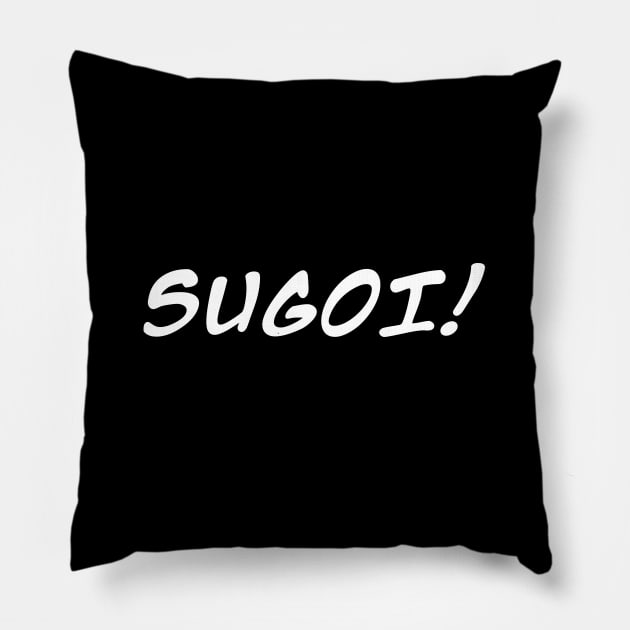 Anime Quote Sugoi! - Anime Shirt Pillow by KAIGAME Art