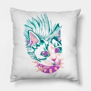 Punk Cat Pillow