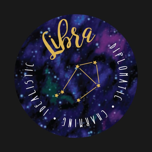 Libra Zodiac by CreativeHermitCo