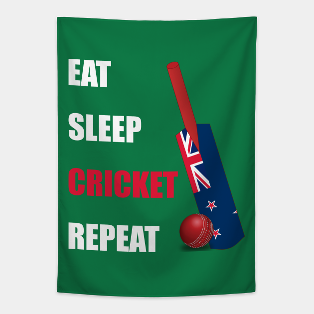 Eat Sleep Cricket Repeat New Zealand Flag Cricket Bat. - Cricket - Tapestry | TeePublic Eat Sleep Cricket Repeat New Zealand Flag Cricket Bat. - Cricket - Tapestry | TeePublic