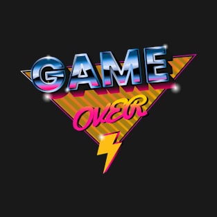 Game Over - Retrowave, retro 80s T-Shirt