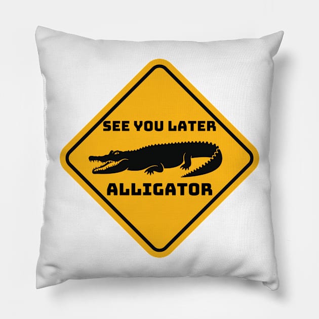 alligator Pillow by HB Shirts