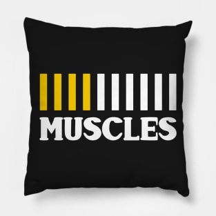 Downloading Muscles - New Years Resolution Workout Pillow