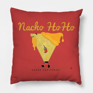 Nacho HoHo Tortilla Santa Claus Pillow