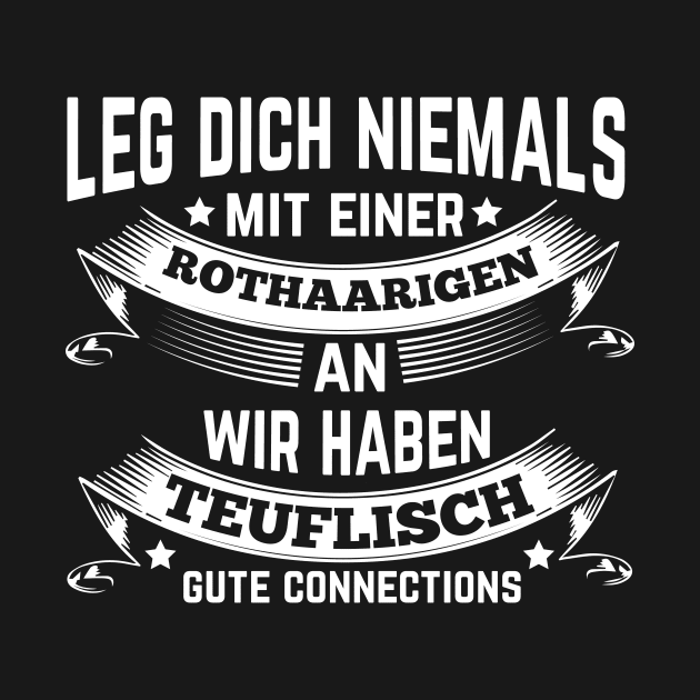 Rothaarig Spruch lustig Redhead by HBfunshirts