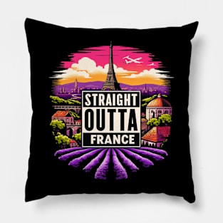 Straight Outta France Pillow