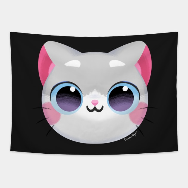 Cutie cat (boy) Tapestry by cloudr93