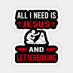 I Need Jesus And Letterboxing Magnet