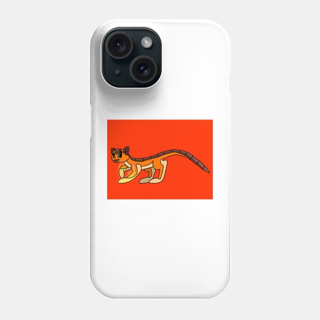 Fire Ferret Phone Case by ceolsonart