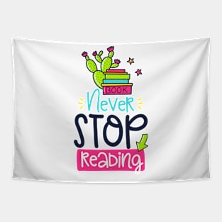 Never Stop Reading Tapestry