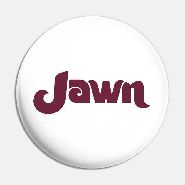 Jawn retro - White Pin by KFig21