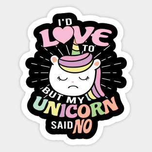 Funny Unicorn Quotes Stickers Teepublic