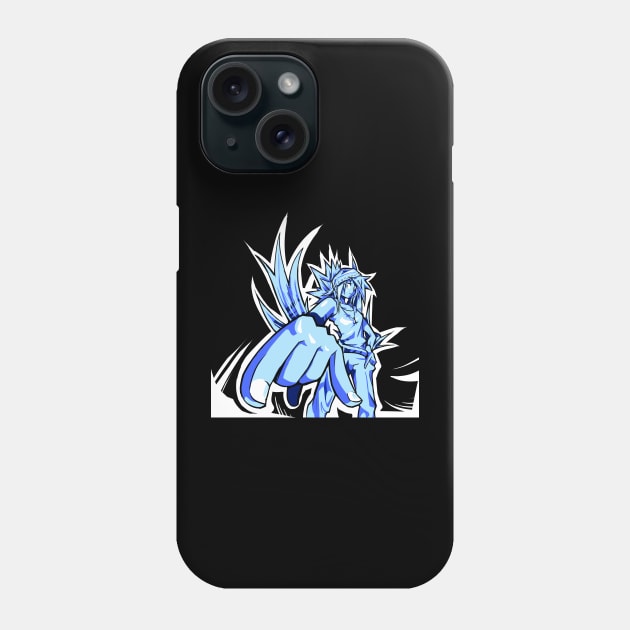 Manga Boy Doing Metal Horns Phone Case by kizupoko