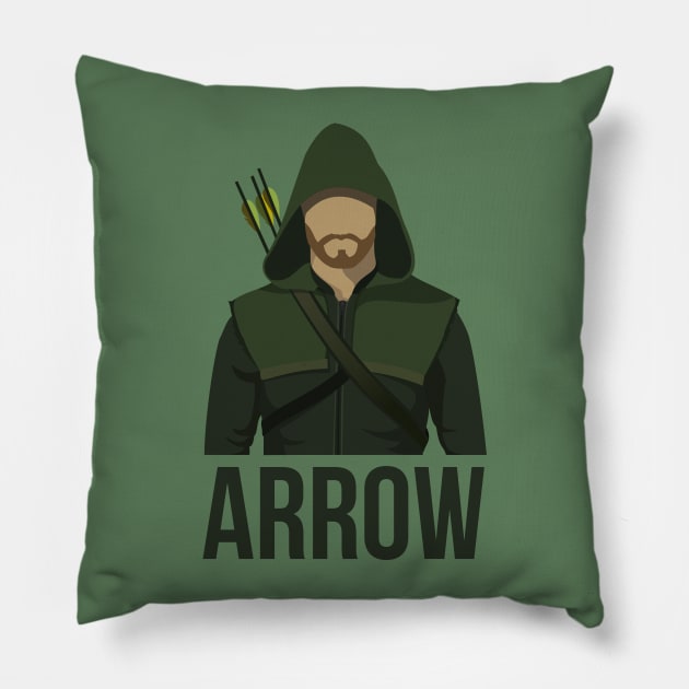 Oliver Queen Pillow by bethmooredesigns10