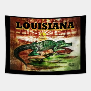 Louisiana alligator Tapestry