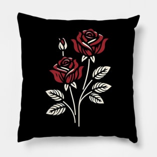 Roses - flowers Pillow