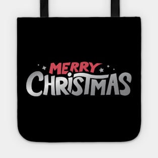 Merry Christmas silver Tote