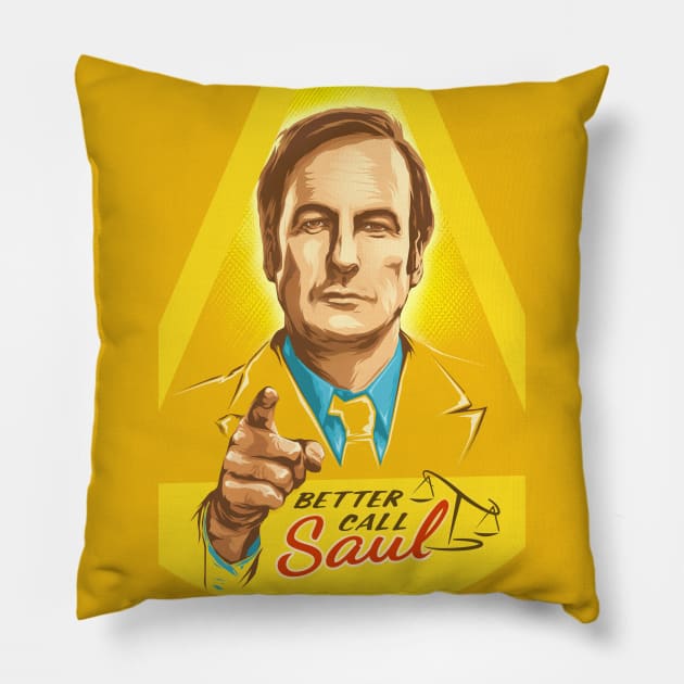 Better Call Saul Pillow by theusher
