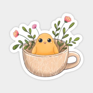 Bird in a cup Magnet