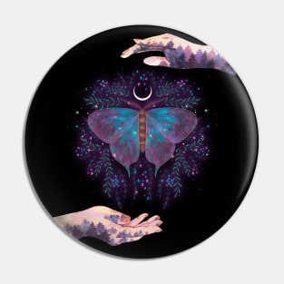 Mystic Moth Pin