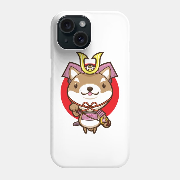 Samurai Shiba inu Phone Case by Monkiji321