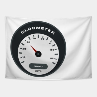 50th birthday oldometer Tapestry