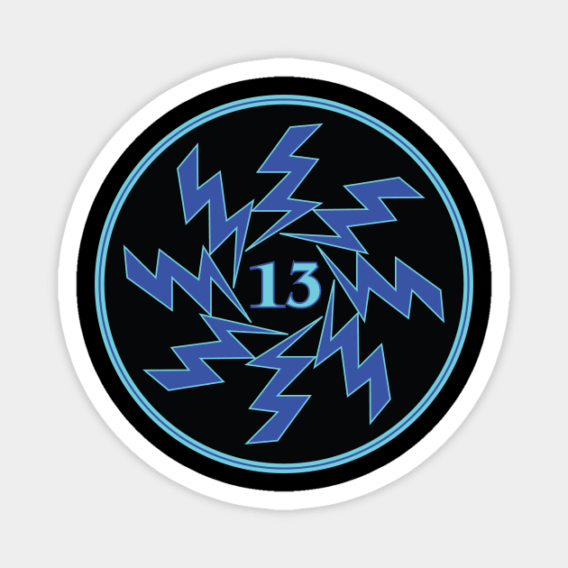 13 Lightning Blue Magnet by *Ajavu*